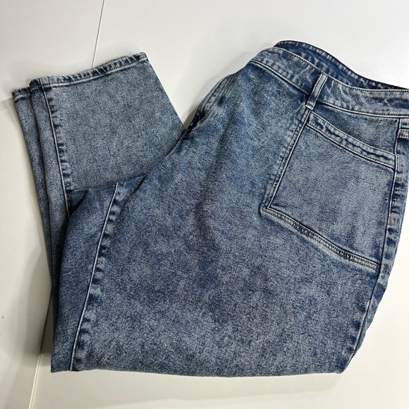 Lane Bryant Flex magic waistband signature fit mid rise boyfriend Acid Wash - Picture 8 of 8